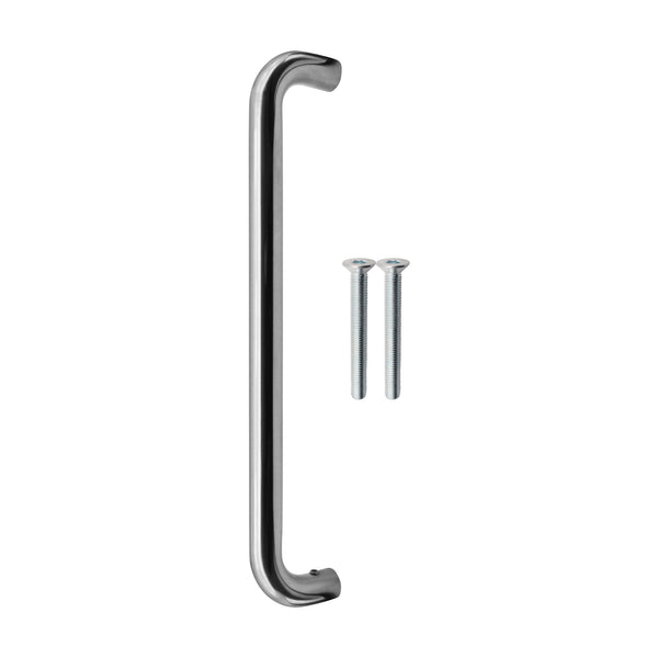 Bolt Fix Pull Handle - 300mm x 19mm - Polished Stainless Steel - tradefit - Featured Image