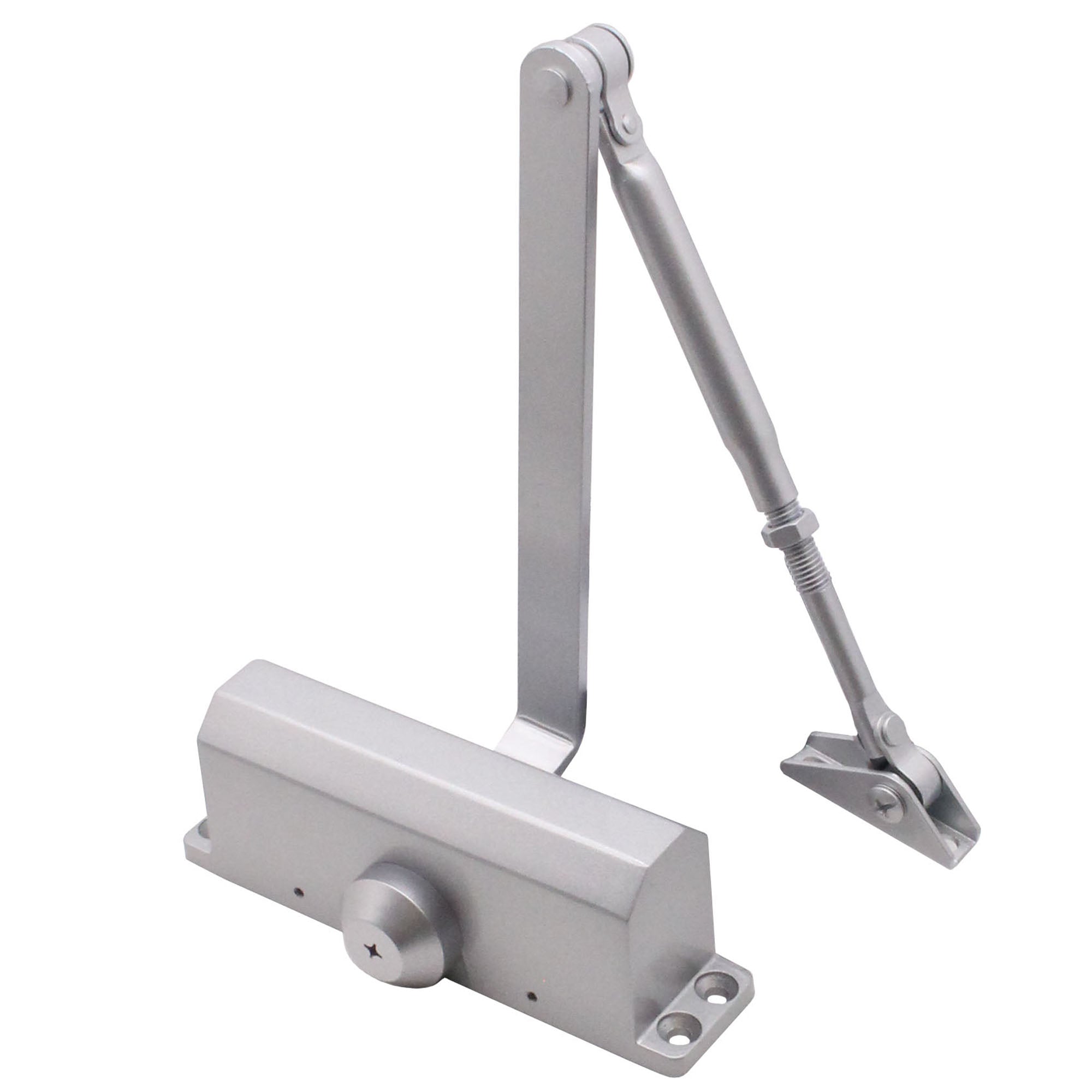 Overhead Fire Door Closer Universal Reversible Push or Pull Side - Power  Size 3 - Silver