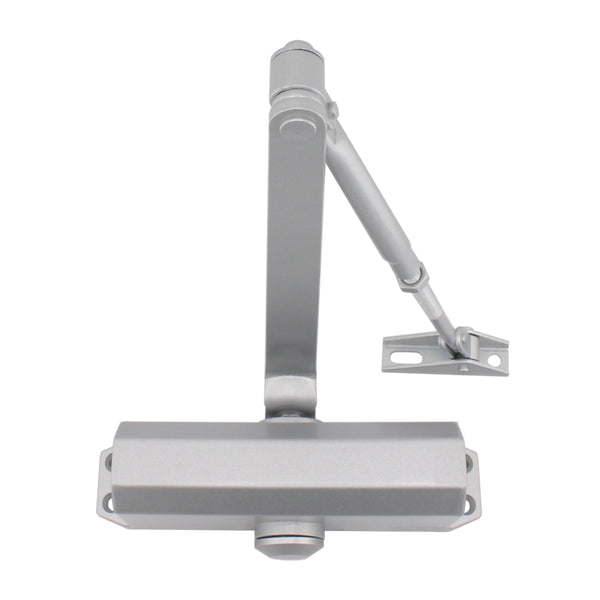 Overhead Fire Door Closer Universal Reversible Push or Pull Side - Power Size 3 - Silver - tradefit - Featured Image