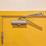 Trade Pack of 10 Overhead Fire Door Closer Universal Reversible Push or Pull Side - Power Size 3 - Silver - tradefit - 3