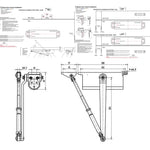 Trade Pack of 10 Overhead Fire Door Closer Universal Reversible Push or Pull Side - Power Size 3 - Silver - tradefit - 7