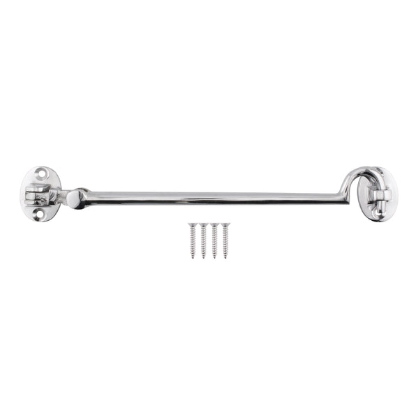 Heavy Duty Silent Cabin Hook And Eye - 205mm - Polished Chrome - tradefit - Featured Image