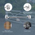 Heavy Duty Silent Cabin Hook And Eye - 205mm - Polished Chrome - tradefit - 3