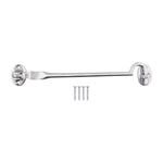 Heavy Duty Silent Cabin Hook And Eye - 300mm - Satin Chrome - tradefit - 1
