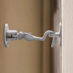 Heavy Duty Silent Cabin Hook And Eye - 50mm - Satin Chrome - tradefit - 5