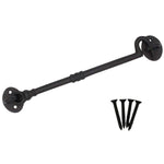 Heavy Duty Cabin Hook and Eye - 250mm - Black - tradefit - 1