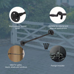 Heavy Duty Cabin Hook and Eye - 250mm - Black - tradefit - 4