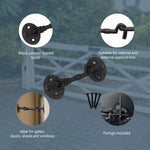 Heavy Duty Cabin Hook and Eye - 100mm - Black - tradefit - 4