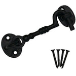 Heavy Duty Cabin Hook and Eye - 100mm - Black - tradefit - 1