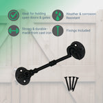 Heavy Duty Cabin Hook and Eye - 150mm - Black - tradefit - 2