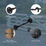 Heavy Duty Cabin Hook and Eye - 150mm - Black - tradefit - 4