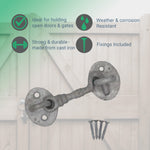 Heavy Duty Cabin Hook and Eye - 75mm - Galvanised - tradefit - 2