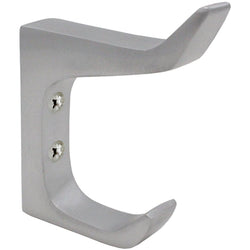 Aluminium Heavy Duty Architectural Hat & Coat Hook - 90mm - SAA Satin - tradefit