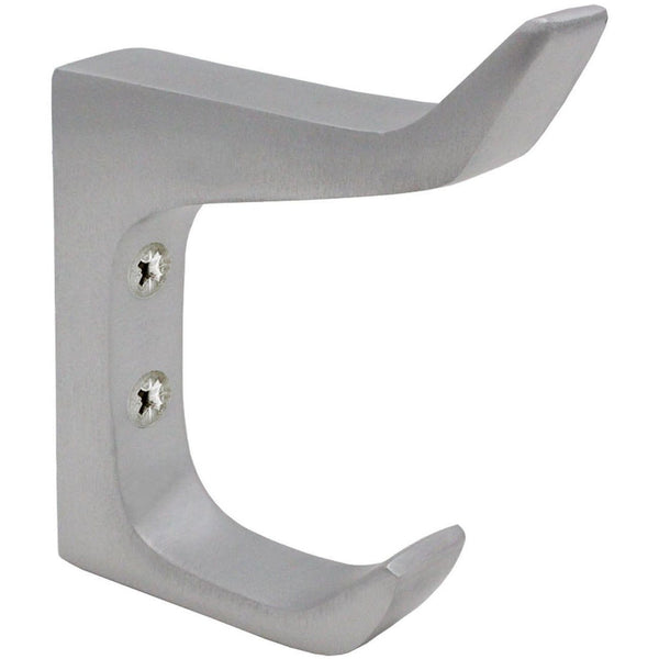 Aluminium Heavy Duty Architectural Hat & Coat Hook - 90mm - SAA Satin - tradefit - Featured Image
