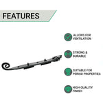 Curly Tail Casement Stay - 200mm - Black Antique - tradefit - 2