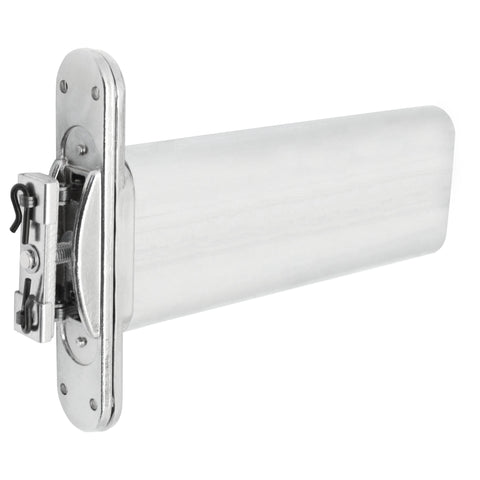 Numatic Double Chain Door Closer Jamb Mounted - Satin Chrome - tradefit