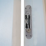 Numatic Double Chain Door Closer Jamb Mounted - Satin Chrome - tradefit - 6