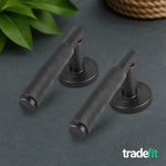 Dinis Matt Black Lever on Rose Door Handles - tradefit - 7