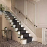 Handrail Kit Wooden / Timber - Interior Use - 3600mm - Driftwood / Matt Black - tradefit - 7