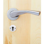 Keyhole Escutcheon - 32mm - Satin Aluminium - tradefit - 5