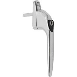 Yale Espagnolette Window Handle Straight - 40mm - Chrome - tradefit