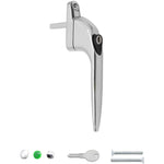 Yale Espagnolette Window Handle Straight - 40mm - Chrome - tradefit - 2