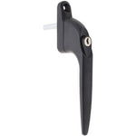 Yale Espagnolette Window Handle Straight - 40mm - Black - tradefit - 1
