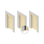 Roller Door Finger Guard Protector – Exitex Digitex - 1925mm - Black - Trade Pack of 10 - tradefit - 4