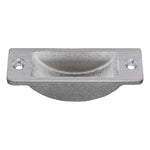 Brass Easy - Clean Dust Socket for Flush Bolt - 62 x 19mm - Satin Chrome - tradefit - 1