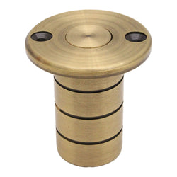 Brass Dust Socket for Flush Bolts - 20 x 35mm - Florentine Bronze - tradefit