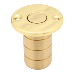 Brass Dust Socket for Flush Bolts - 20 x 35mm - Polished Brass - tradefit