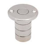 Brass Dust Socket for Flush Bolts - 20 x 35mm - Polished Nickel - tradefit - 1