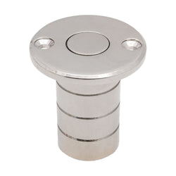 Brass Dust Socket for Flush Bolts - 20 x 35mm - Polished Nickel - tradefit