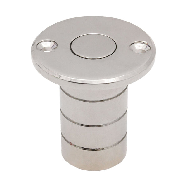 Brass Dust Socket for Flush Bolts - 20 x 35mm - Polished Nickel - tradefit - Featured Image