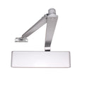 Universal Overhead Fire Door Closer Dual Handed Push or Pull Side DA + BC – Power Size 2 - 4 – Silver - tradefit