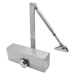 Universal Overhead Fire Door Closer Dual Handed Push or Pull Side - Power Size 3 - Satin Chrome - tradefit - 1