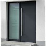 Guardsman Entrance Pull Handle - Bolt Fix - 1000 x 25mm 900mm c/c - Satin Stainless Steel - tradefit - 5