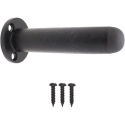 Projection Wall Mounted Door Stop - 90mm - Black Antique Iron - tradefit