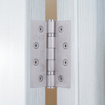 Satin Stainless Fire Door Hinges - 4 Inch/102mm - Grade 13 Steel Ball Bearing - Pack 3 - tradefit - 5