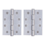 Door Hinges Grade 7 Stainless Steel Washered - 101.6x76.2x2.0mm - Polished Stainless - tradefit - 1