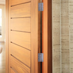 Door Hinges Grade 7 Stainless Steel Washered - 101.6x76.2x2.0mm - Polished Stainless - Case 40 Packs - tradefit - 6