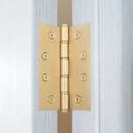 Door Hinges Grade 7 Stainless Steel Washered - 101.6x76.2x2.0mm - PVD Brass - Case 40 Packs - tradefit - 5