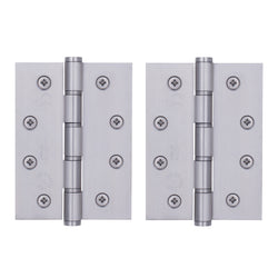 Door Hinges Grade 7 Stainless Steel Washered - 101.6x76.2x2.0mm - Satin Stainless - tradefit