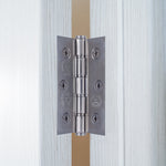 Door Hinges Grade 7 Stainless Steel Washered - 76x50.8x2mm - Polished Stainless - tradefit - 5
