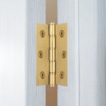 Door Hinges Grade 7 Stainless Steel Washered - 76x50.8x2mm - PVD Brass - Case 40 Packs - tradefit - 5
