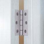 Door Hinges Grade 7 Stainless Steel Washered - 76x50.8x2mm - Satin Stainless - tradefit - 5