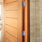 Door Hinges Grade 7 Stainless Steel Washered - 76x50.8x2mm - Satin Stainless - Case of 40 - tradefit - 6