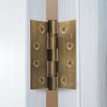 Florentine Bronze Fire Door Hinges – 4 Inch/102mm – Grade 11 Steel Ball Bearing – Pack 2 - tradefit - 7