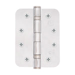 Polished Chrome Fire Door Hinges – 4 Inch/102mm – Grade 11 Steel Ball Bearing – Pack 2 - Radius - tradefit - 5