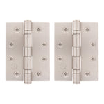 Satin Nickel Fire Door Hinges – 4 Inch/102mm – Grade 11 Steel Ball Bearing – Pack 2 - tradefit - 3